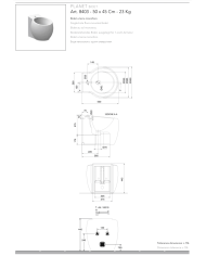 Bidet au sol Planet 50x45 – Scarabeo