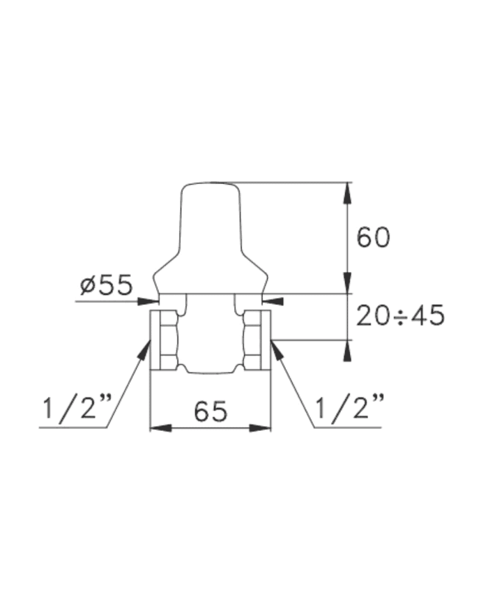 Robinet de réglage 1/1" - Stella