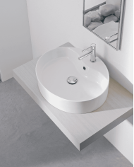 Vasque à poser 54.5x45 Wind R Thin-line - Scarabeo