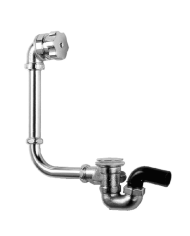 Vidage de baignoire avec siphon coude 2 - Stella