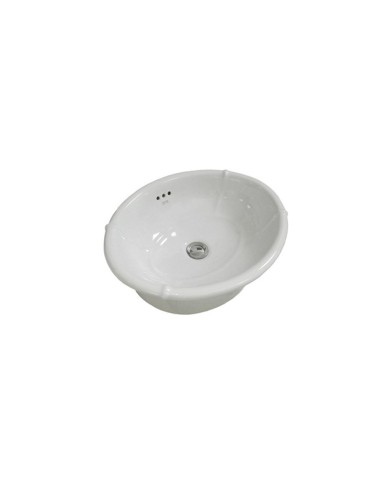 Vasque encastrée 500 mm céramique blanche Julia Horus