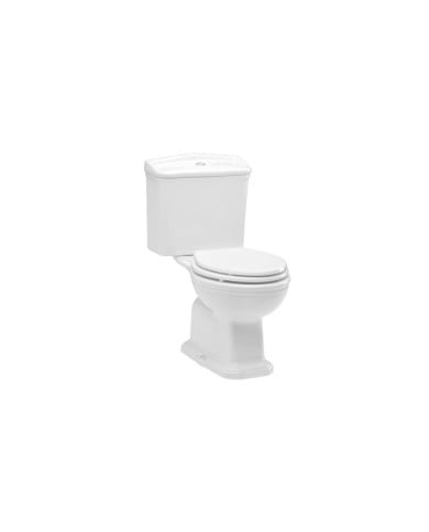 WC au sol chasse attenante blanche Julia Horus WC au sol chasse attenante blanche Julia Horus