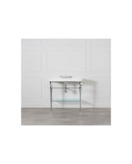Lavabo pieds tablette verre Candella 100 Victoria + Albert