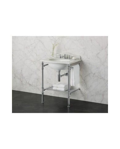 Lavabo deux pieds Metallo 61 Quartz Victoria + Albert