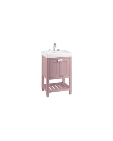 Meuble rose 58 cm à poser Riviera Burlington Meuble rose 58 cm à poser Riviera Burlington