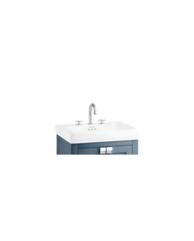 Meuble bleu 58 cm à poser Riviera Burlington Meuble bleu 58 cm à poser Riviera Burlington