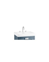 Meuble bleu 58 cm à poser Riviera Burlington Meuble bleu 58 cm à poser Riviera Burlington