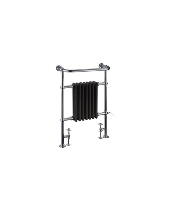 Radiateur Trafalgar avec insert noir Burlington Radiateur Trafalgar avec insert noir Burlington