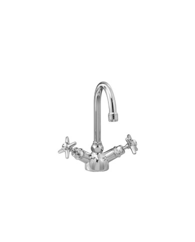 Mélangeur lavabo monotrou bec haut orientable sans commande de vidage Italica - Stella