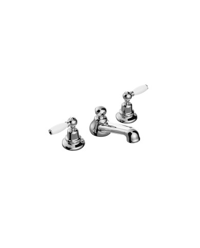 Mélangeur lavabo 3 trous + vidage Stella Italica Leve 3224P