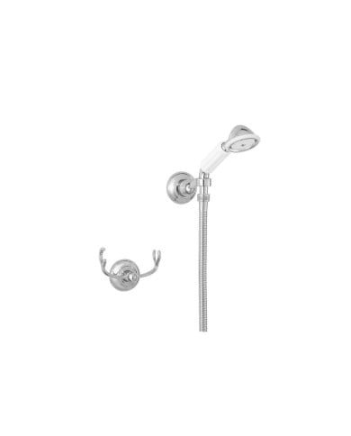 Ensemble douche avec crochet fixe Italica Stella