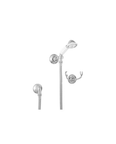 Ensemble douche coude d'alimentation crochet Italica Stella
