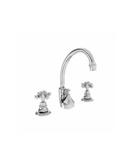 Mélangeur lavabo 3 trous vidage tirette Circe Margot Mélangeur lavabo 3 trous vidage tirette Circe Margot