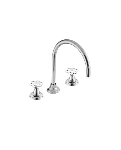 Batterie trois trous lavabo Tubs