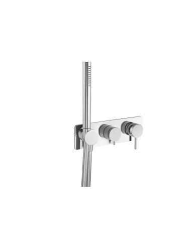 Mitigeur à encastrer horizontal avec support Link Mitigeur à encastrer horizontal avec support Link