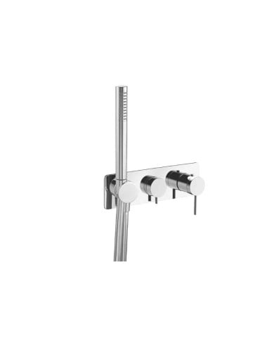 Mitigeur thermostatique plaque carré à encastrer Link Mitigeur thermostatique plaque carré à encastrer Link