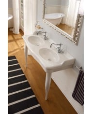 Lavabo double Scarabeo Castellana | Vasque 126cm italienne