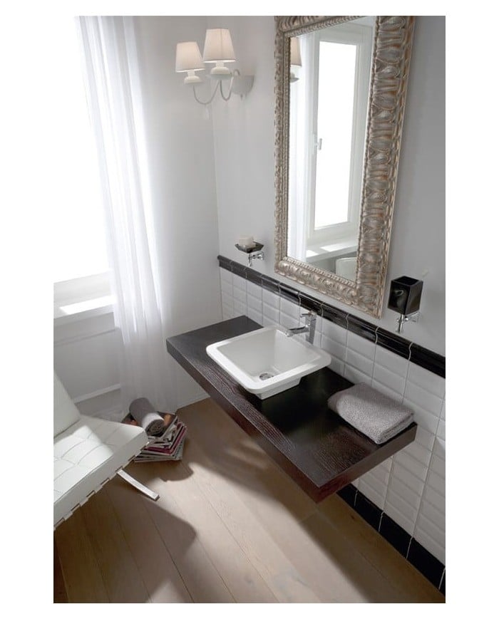 Lavabo 40x40 cm Butterfly Scarabeo