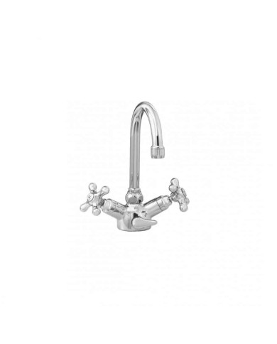 Mélangeur de lavabo bec haut - Roma Stella Mélangeur de lavabo bec haut - Roma Stella