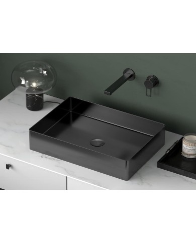 Lavabo en acier inoxydable gun métal