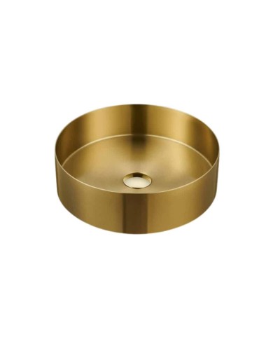 Lavabo rond doré acier inoxydable Lavabo rond doré acier inoxydable
