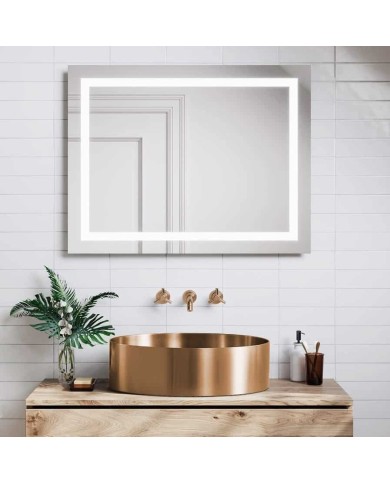 Lavabo rond or rose mat acier inoxydable