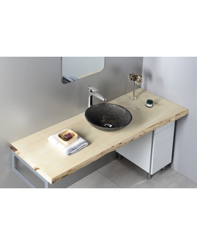 Lavabo BLOCK 1 pierre foncée mate