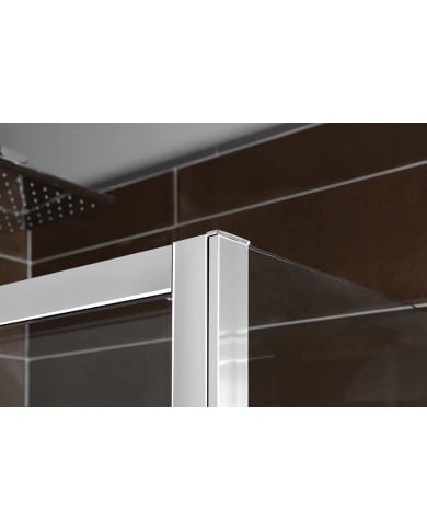 Porte douche seule Polysan 120 x 165