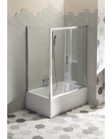 Receveur douche profond + structure Polysan 150x75x26