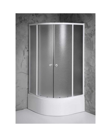 Receveur douche quart cercle 90x90x28 Polysan