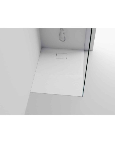 Receveur douche rectangle marbre Polysan 100x80x2,9cm