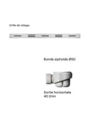 Receveur douche CANTO LATERAL Doccia