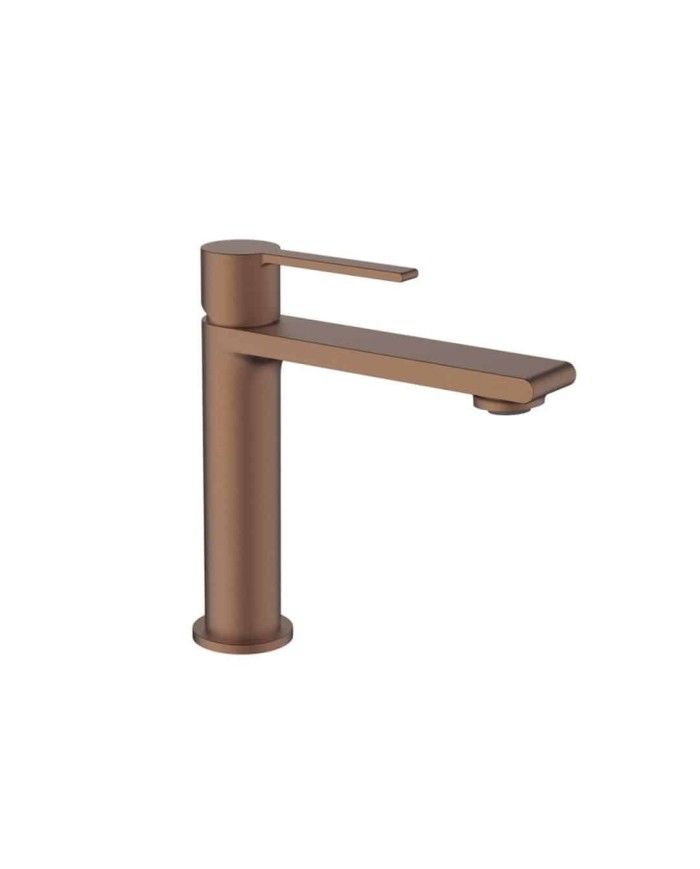 Mitigeur lavabo Figaro Odesign en finition cuivrée, design épuré, marque O' design.