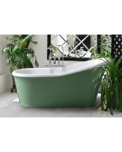 Baignoire fonte émaillée OLD LAVANDE Bleu Provence Baignoire fonte émaillée OLD LAVANDE Bleu Provence