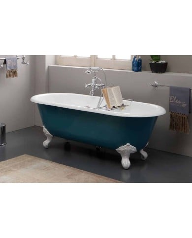 Baignoires sur pieds fonte VINTAGE Bleu Provence