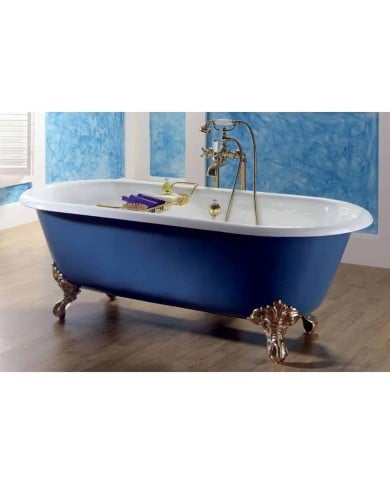 Baignoires sur pieds fonte VINTAGE Bleu Provence