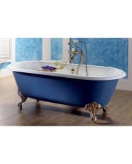 Baignoires sur pieds fonte - VINTAGE - Bleu Provence Baignoires sur pieds fonte - VINTAGE - Bleu Provence