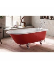 Baignoire fonte sur pieds ANIS Bleu Provence Baignoire fonte sur pieds ANIS Bleu Provence