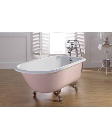 Baignoire fonte sur pieds ANIS Bleu Provence Baignoire fonte sur pieds ANIS Bleu Provence