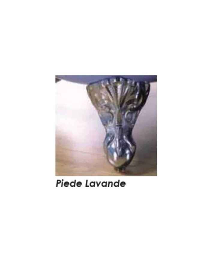 Baignoire fonte sur pieds ANIS Bleu Provence Baignoire fonte sur pieds ANIS Bleu Provence