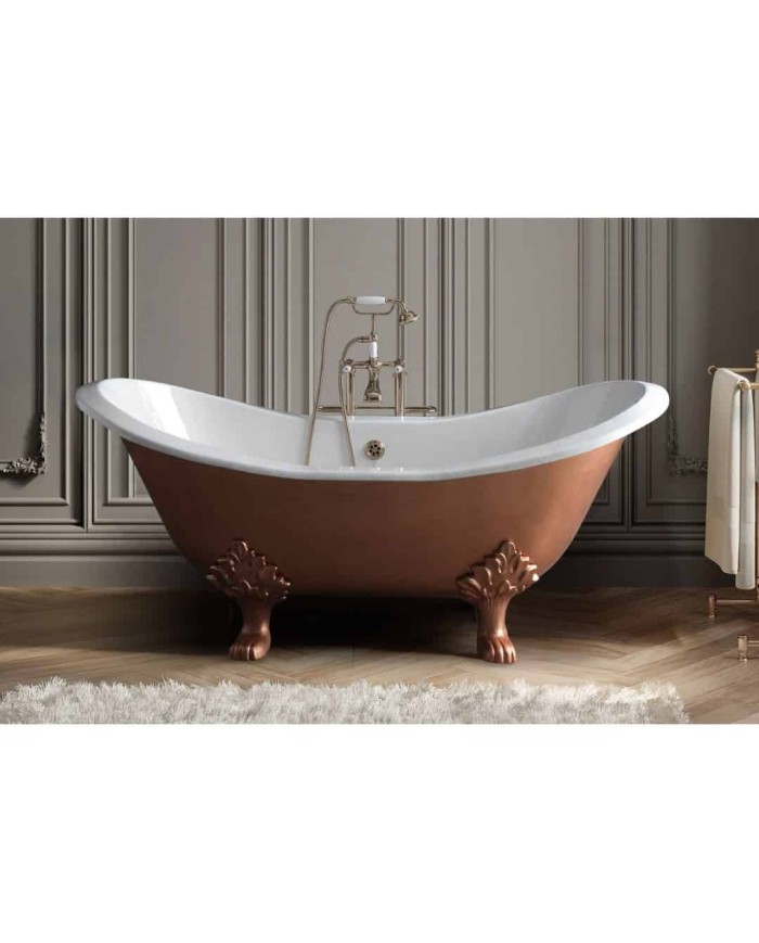 Baignoire en fonte freestanding sur pieds THYM