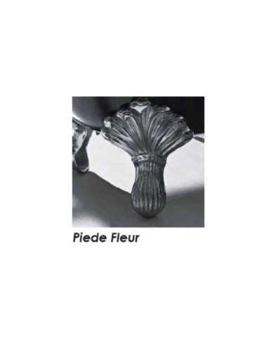 Baignoire fonte freestanding sur pieds JASMINE Bleu Provence