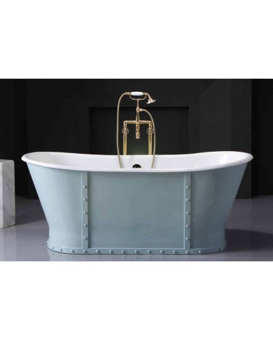 Baignoires en fonte émaillée sur base LUXURY
