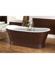 Baignoire en fonte émaillée sur base ANTICA