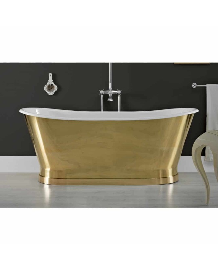 Baignoire en fonte émaillée sur base ANTICA