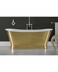 Baignoire en fonte émaillée sur base ANTICA