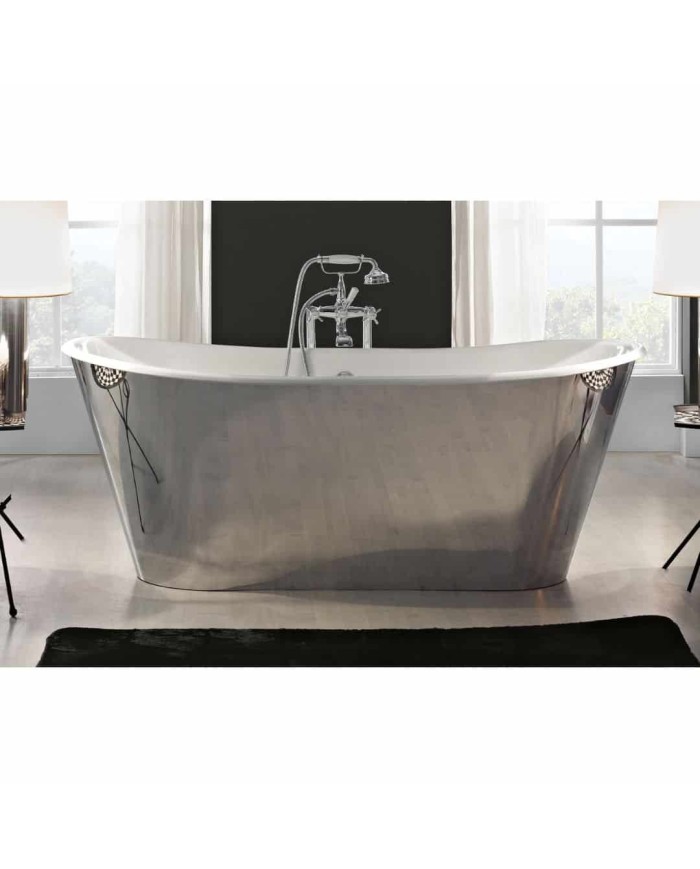 Baignoires en fonte émaillée sur base TRENDY