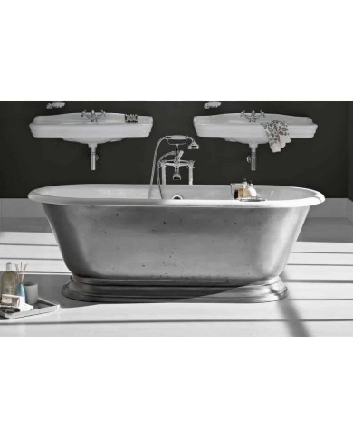 Baignoires en fonte émaillée sur base SHABBY