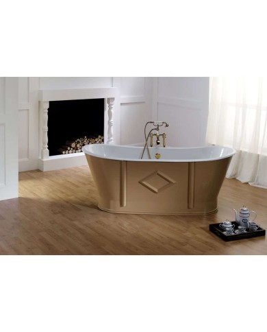 Baignoire en fonte émaillée...