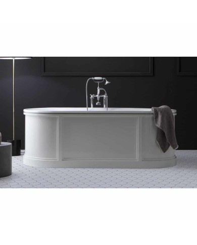 Baignoire en fonte émaillée sur base CHIC